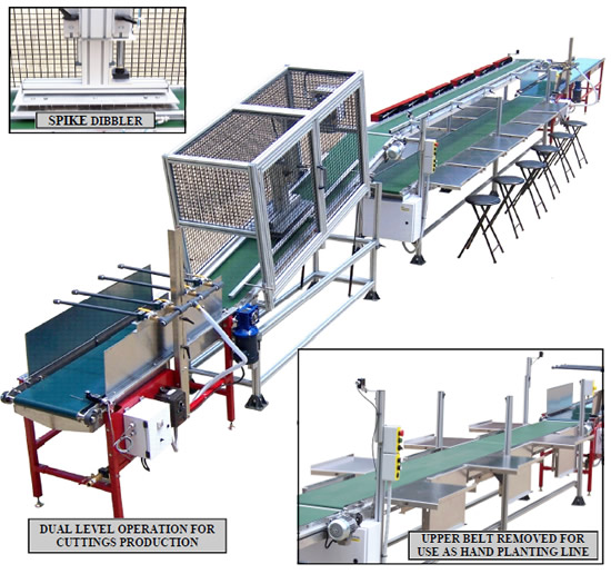 Convertible Cuttings Line