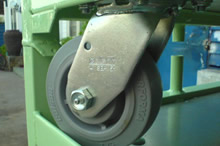 hook shelf cart wheels